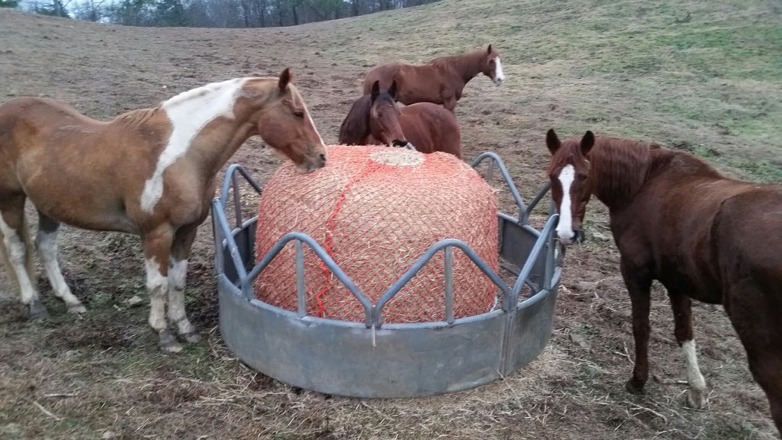 Round Bale Net 6' x 6' Orange Slow Feeder