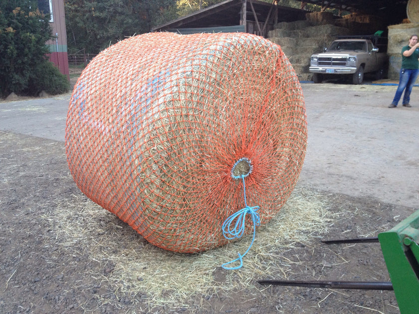 Round Bale Net 5' x 5' Orange Slow Feeder