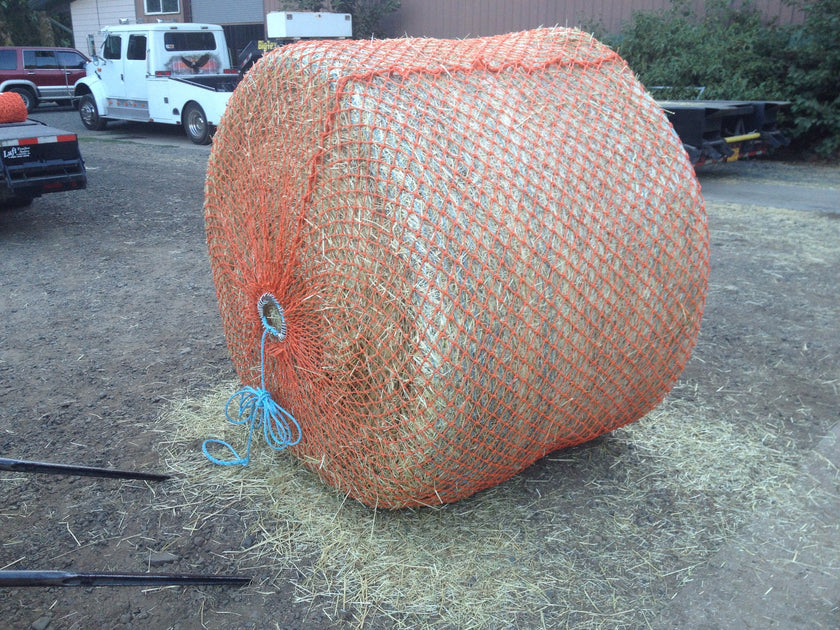 Round Bale Net 5' x 5' Orange Slow Feeder